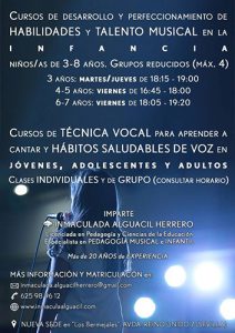 Cursos de Técnica Vocal